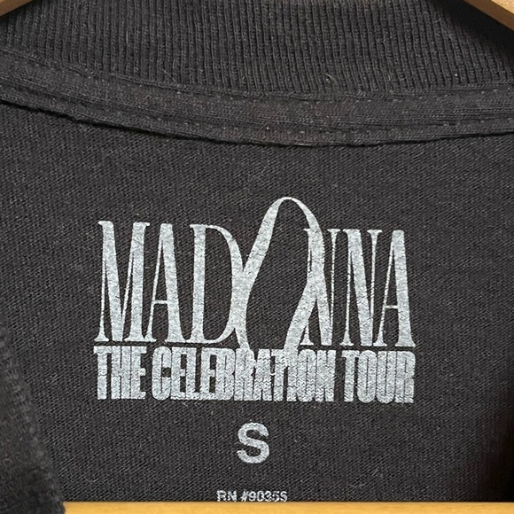 Madonna "The Celebration Tour" Official Double Sided Black Adult Small‎ T Shirt - Picture 3 of 3